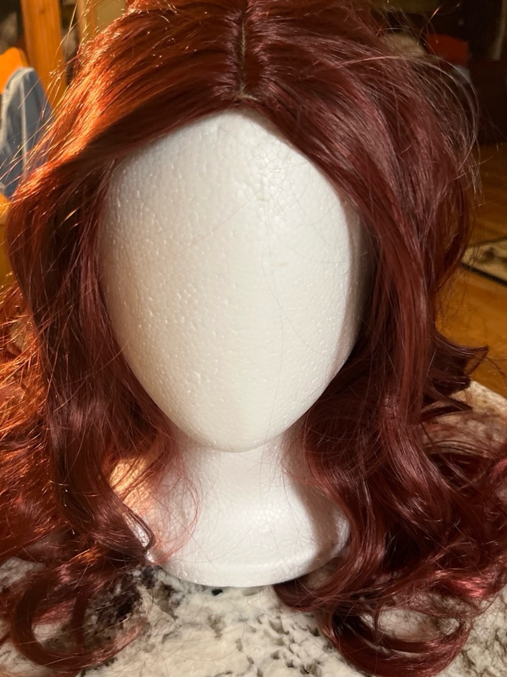 Women's Synthetic Wig - Rich Auburn Red